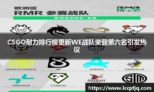CSGO耐力排行榜更新WE战队荣登第六名引发热议