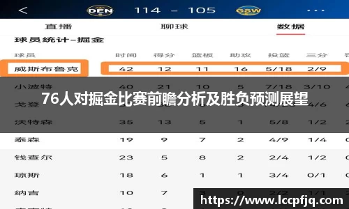 76人对掘金比赛前瞻分析及胜负预测展望