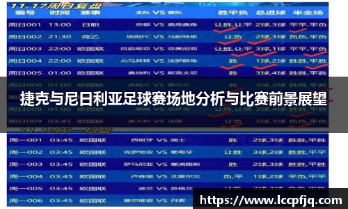 捷克与尼日利亚足球赛场地分析与比赛前景展望